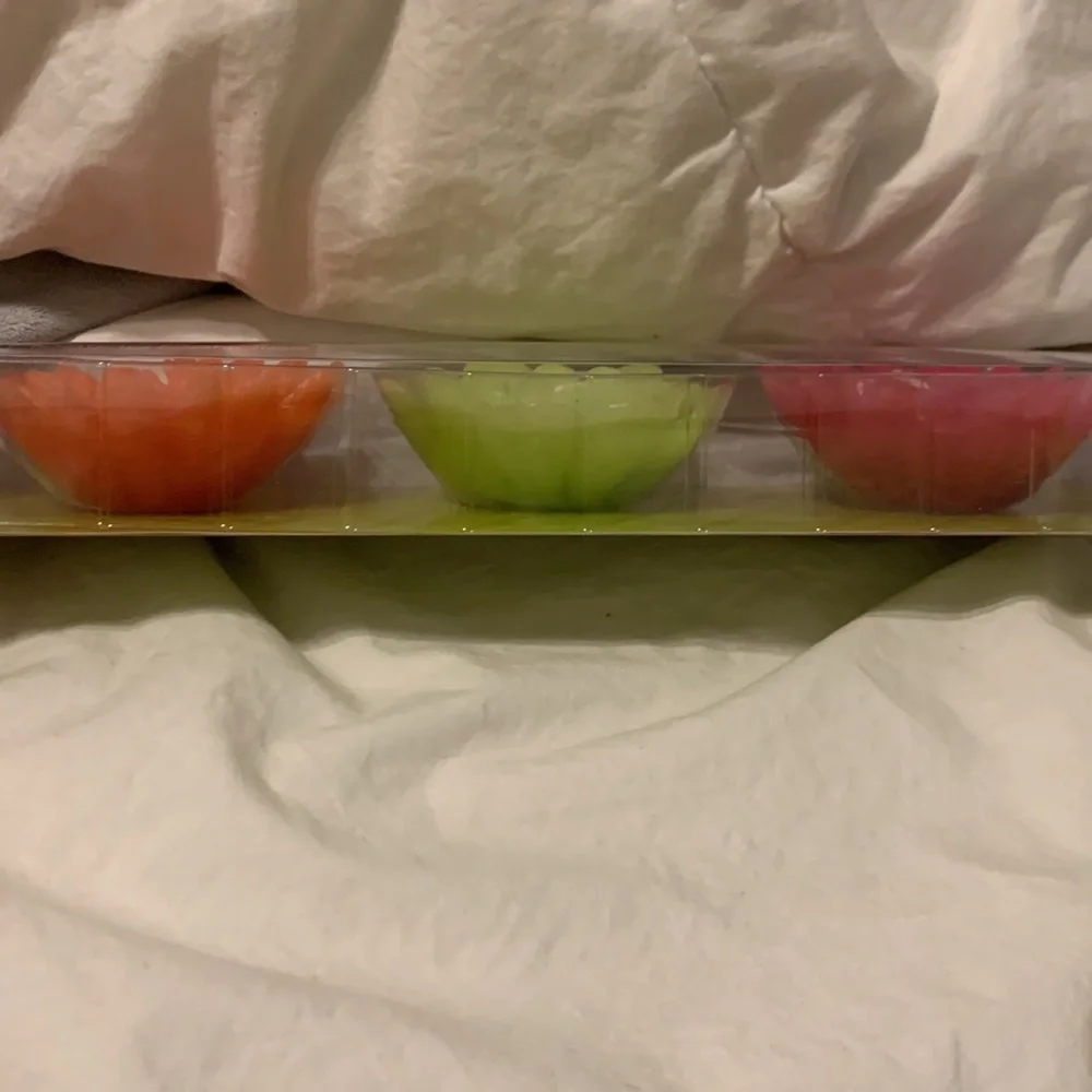 Crate & Barrel flower floating candles